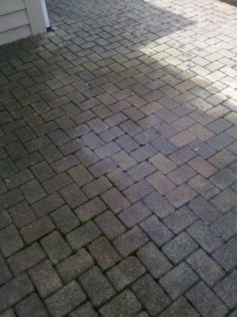 BRICK PAVER CLEANING & SEALING IN SOUTH ELGIN, IL FADED PAVERS 1