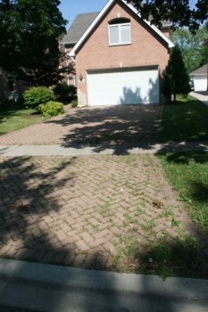 How To Prevent Weed Growth on a Brick Paver Patio or Driveway before